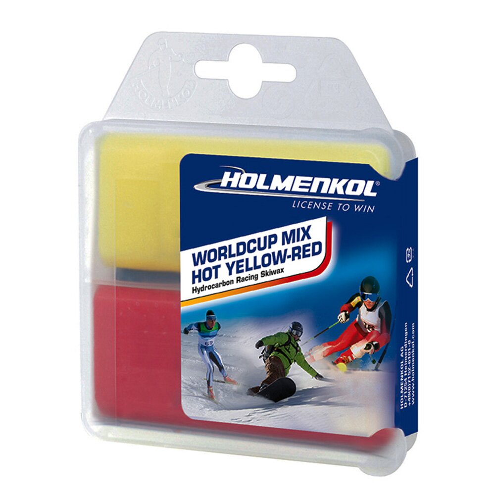 Holmenkol WORLDCUP MIX HOT Yellow-Red 2x35g